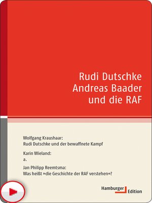 cover image of Rudi Dutschke Andreas Baader und die RAF